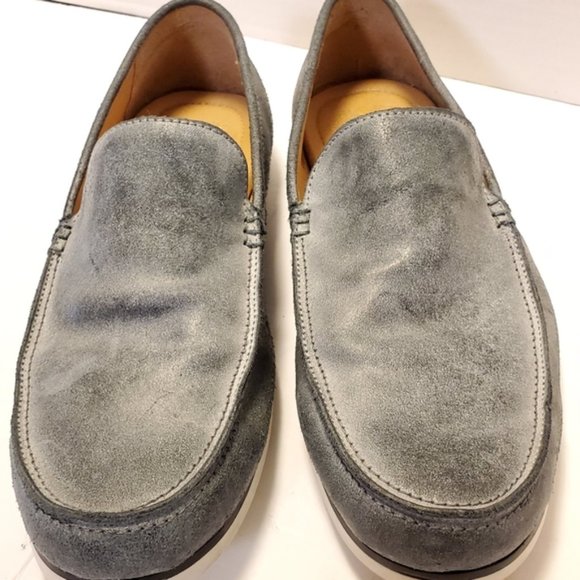 VINCE CAMUTO MAN LOAFERS SHOES US SZ 11 GRAY COLOR - Picture 3 of 10